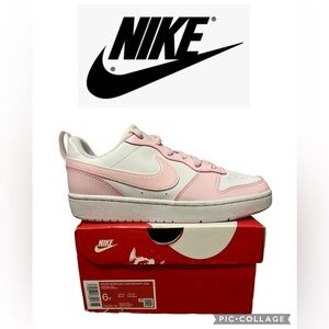Nike Kids Shoes Pink and White